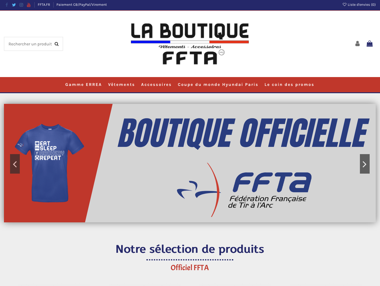 Boutique officielle de la FFTA