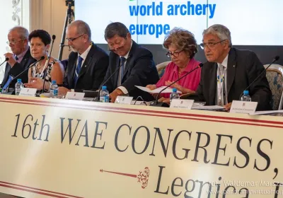 Congrès de World Archery Europe à Legnica : Mario Scarzella réélu pour un 4ème mandat