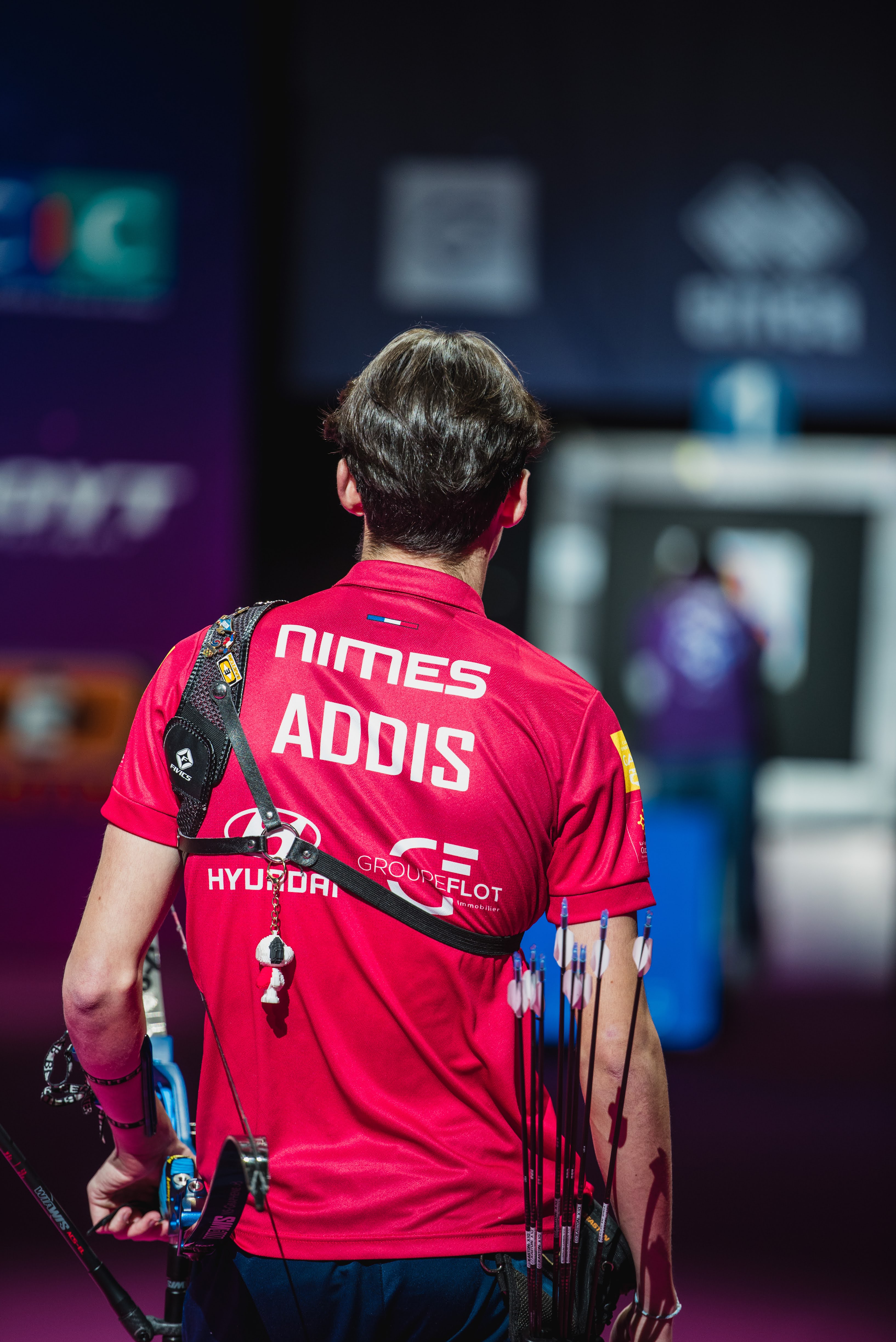 Baptiste Addis en maillot de Nîmes