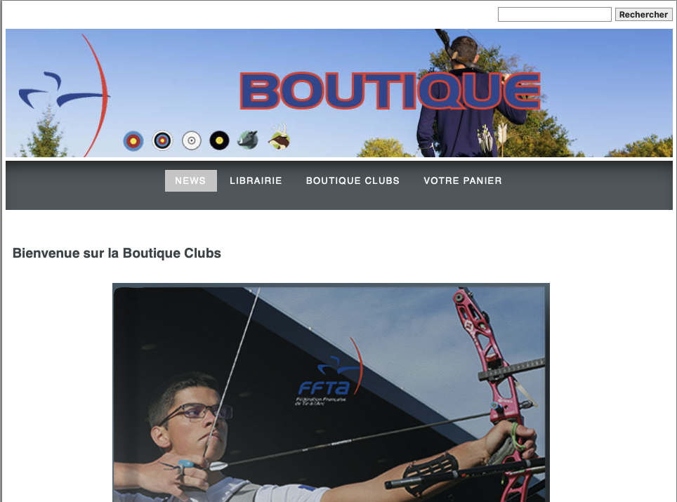Boutique clubs de la FFTA