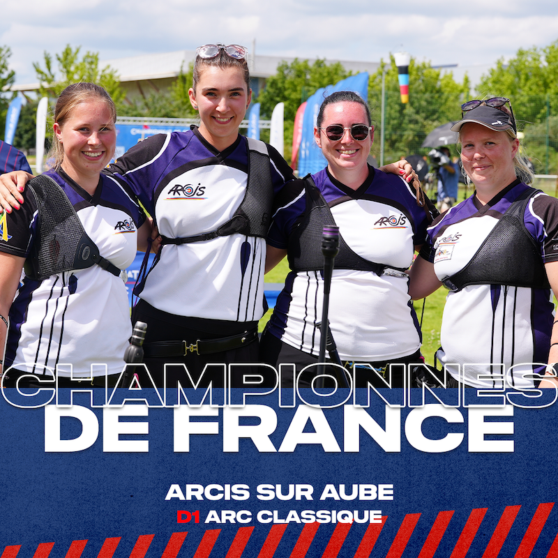 Arcis sur Aube championnes de France D1 2023