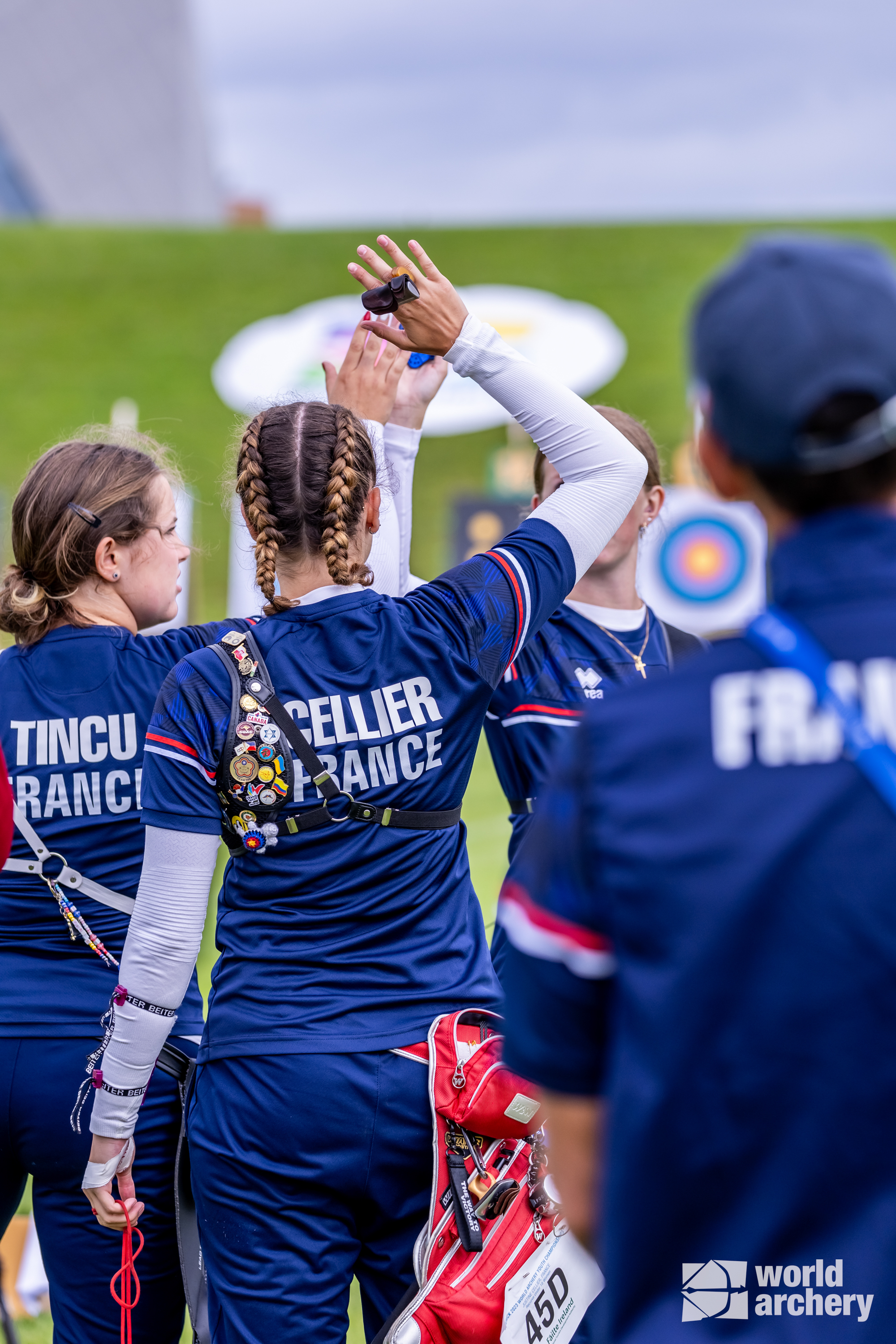 L'équipe de France arc classique U18