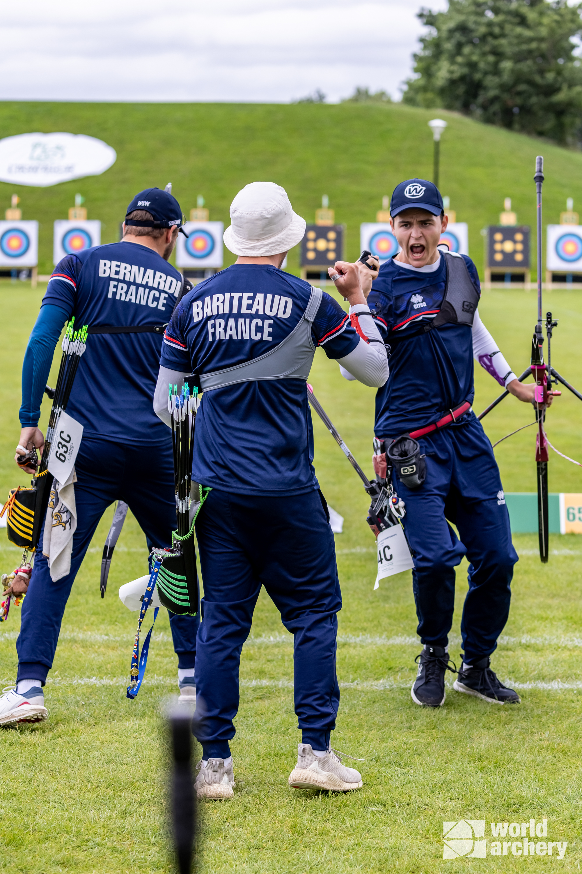 L'équipe de France arc classique U21