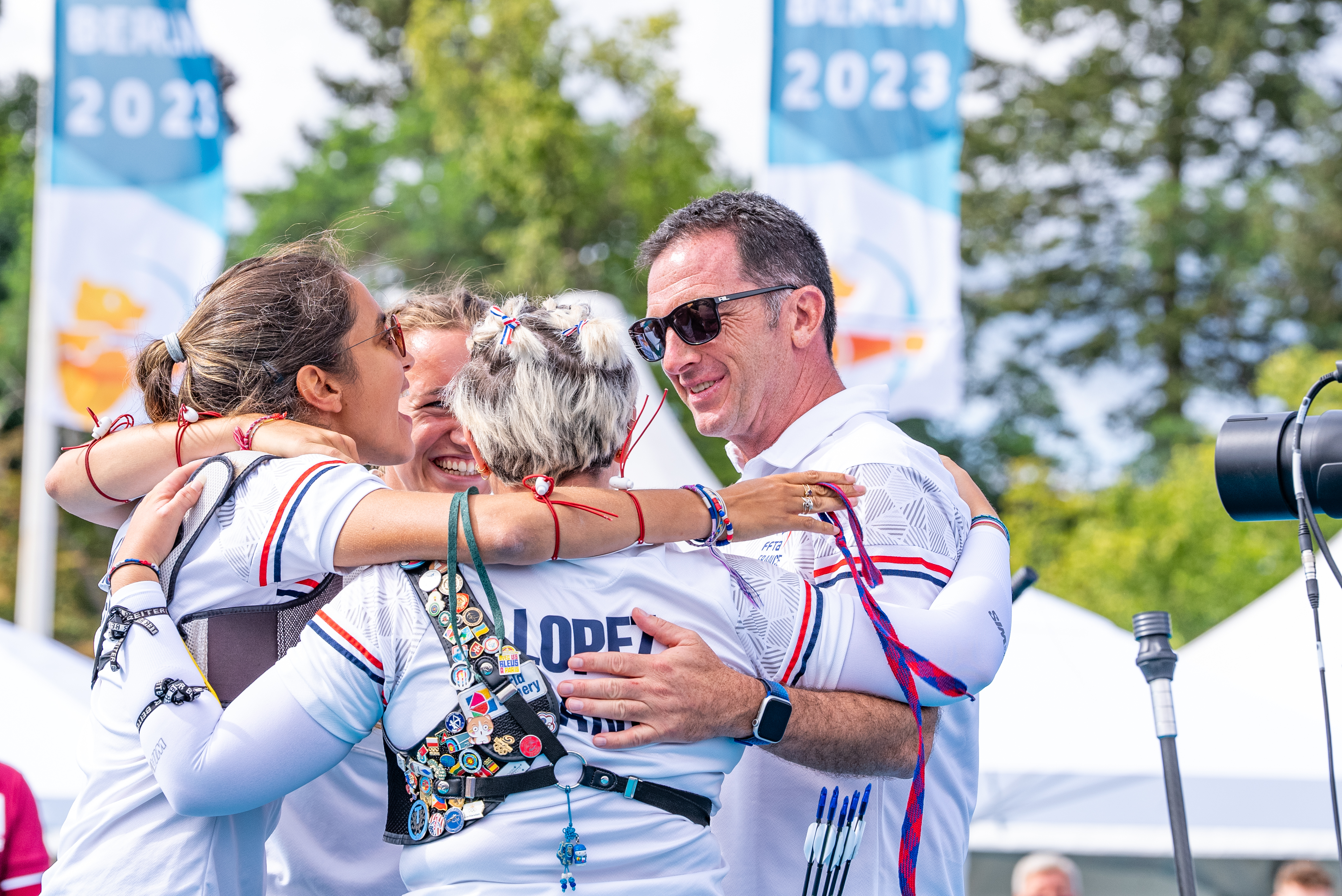 L'équipe de France arc classique femme