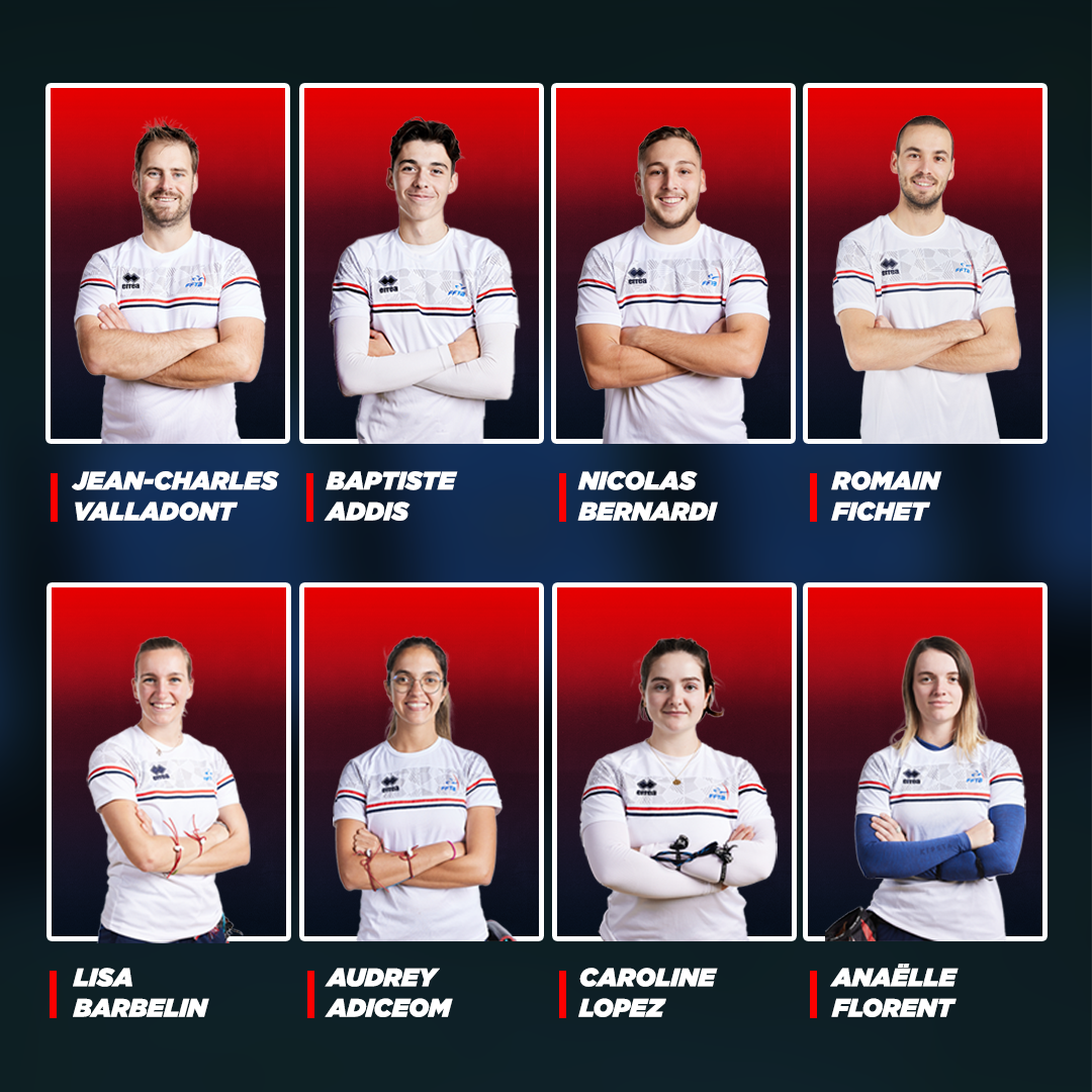 L'équipe de France arc classique femme