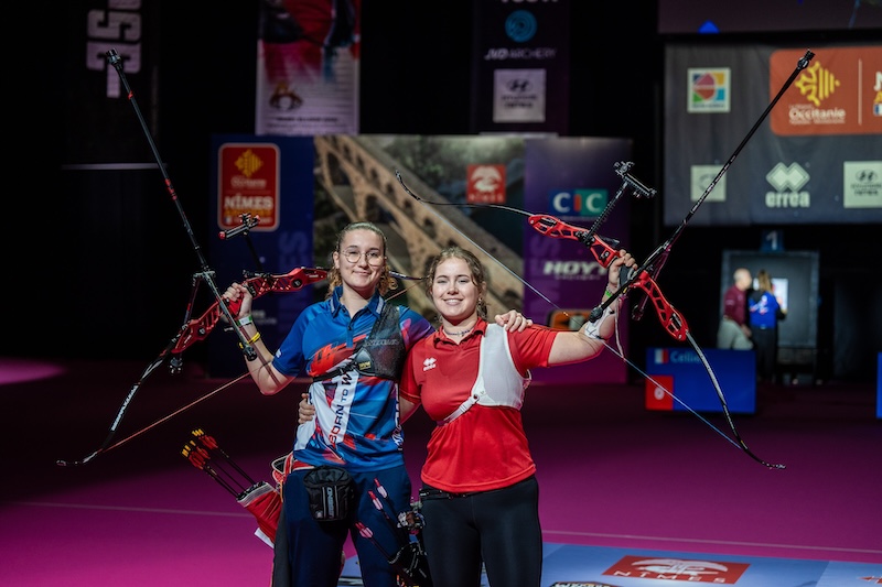 Maïa Tincu et Justine Cellier U21