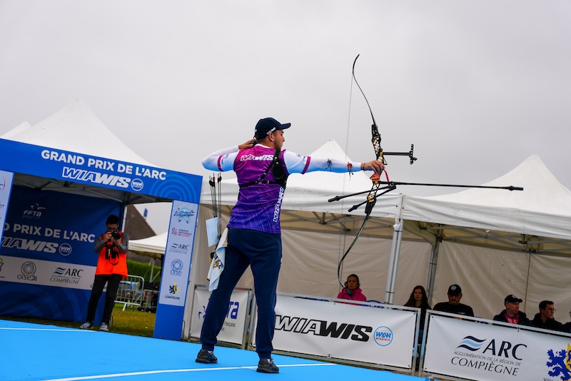 Nicolas Bernardi au GP de l'arc Wiawis