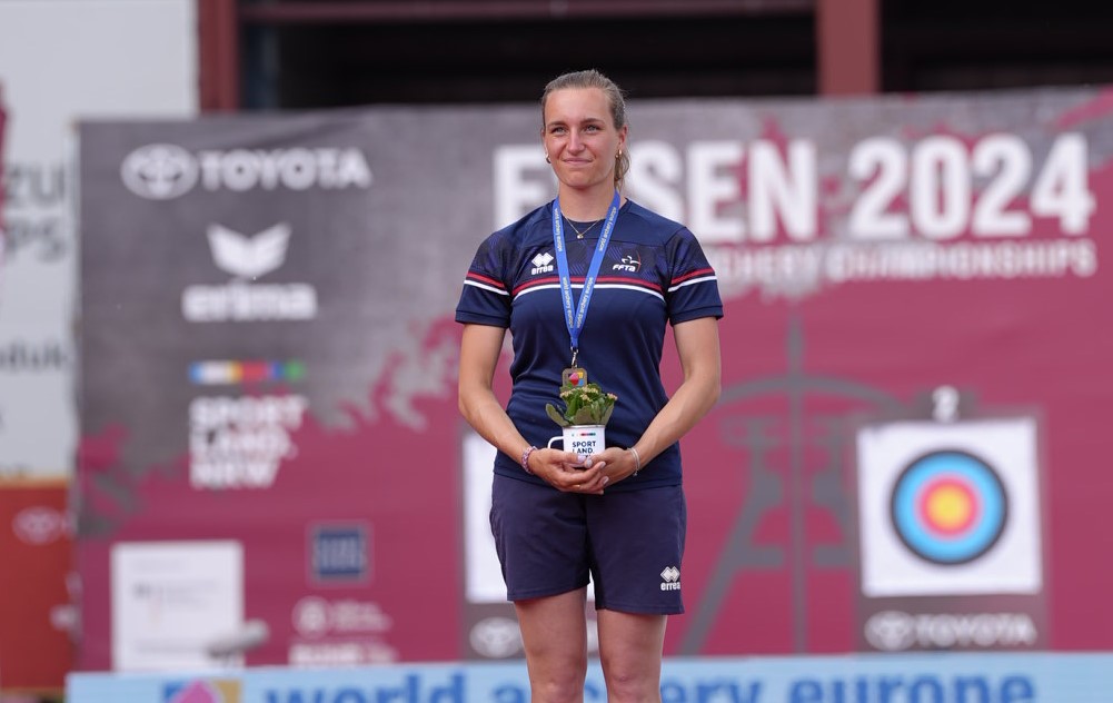 Lisa Barbelin médaillée de bronze à Essen
