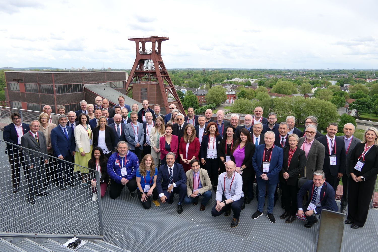 Les participants au Congrès de World Archery Europe