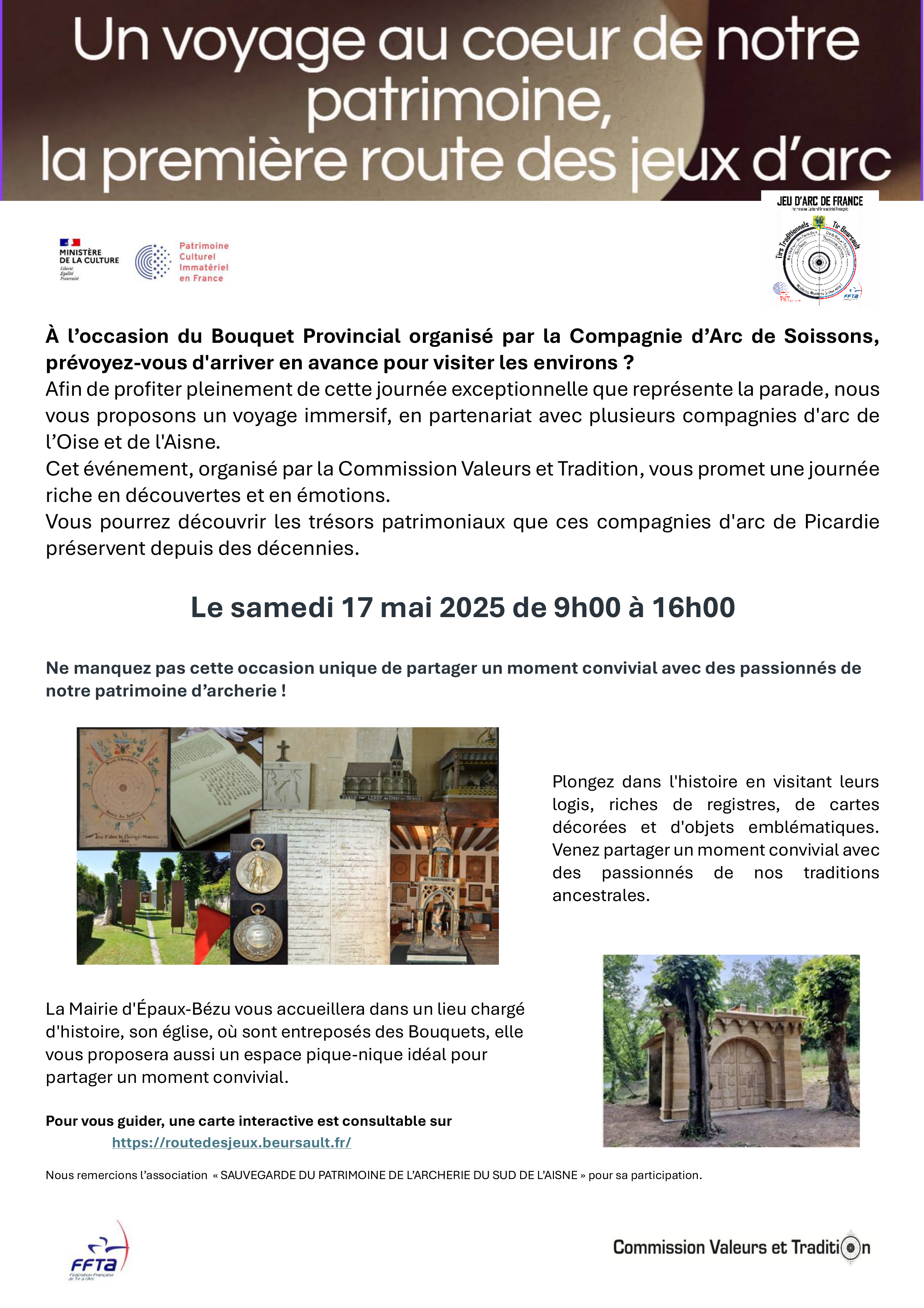La route des Jeux d'Arc