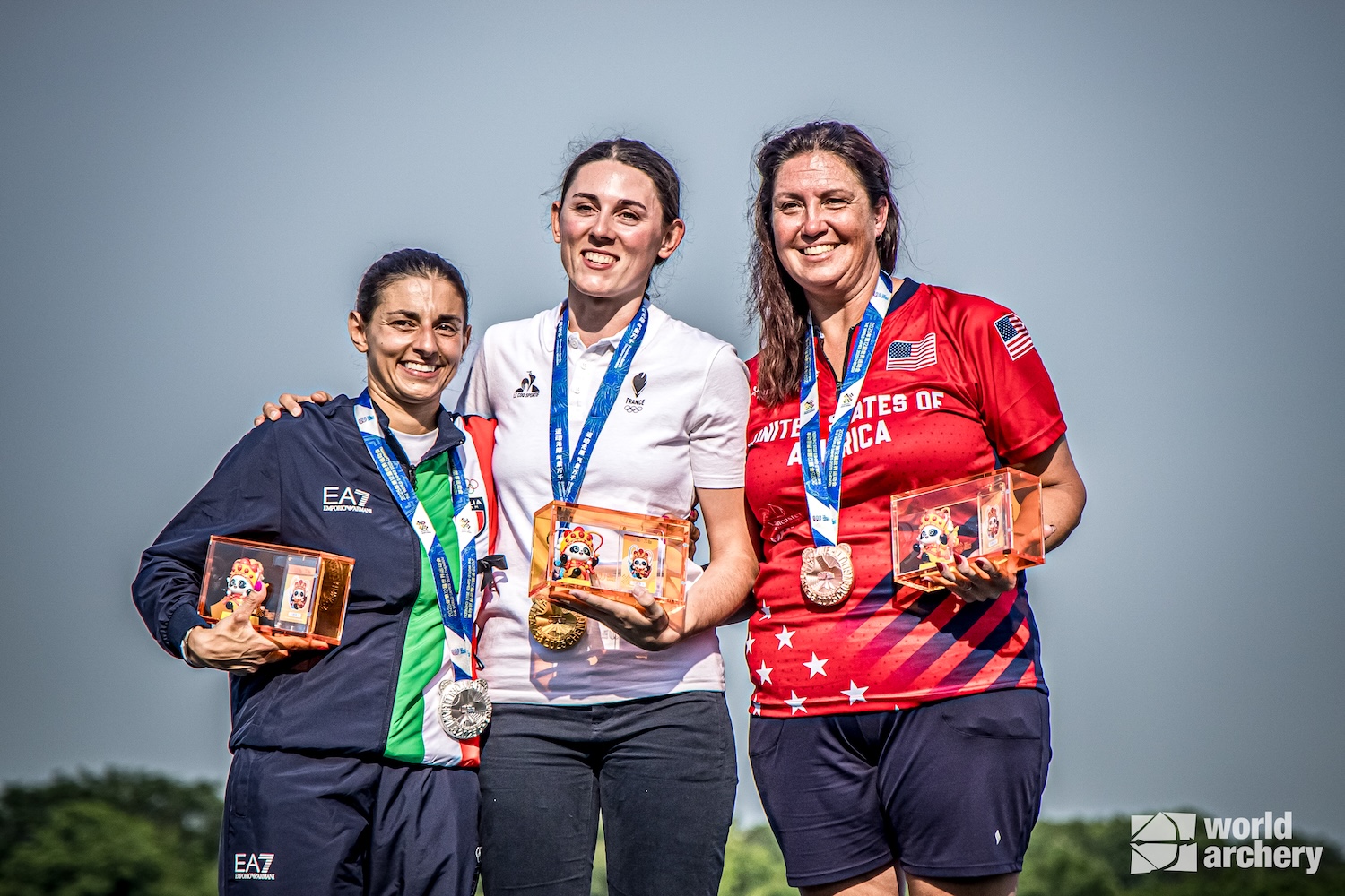 Podium jeux mondiaux