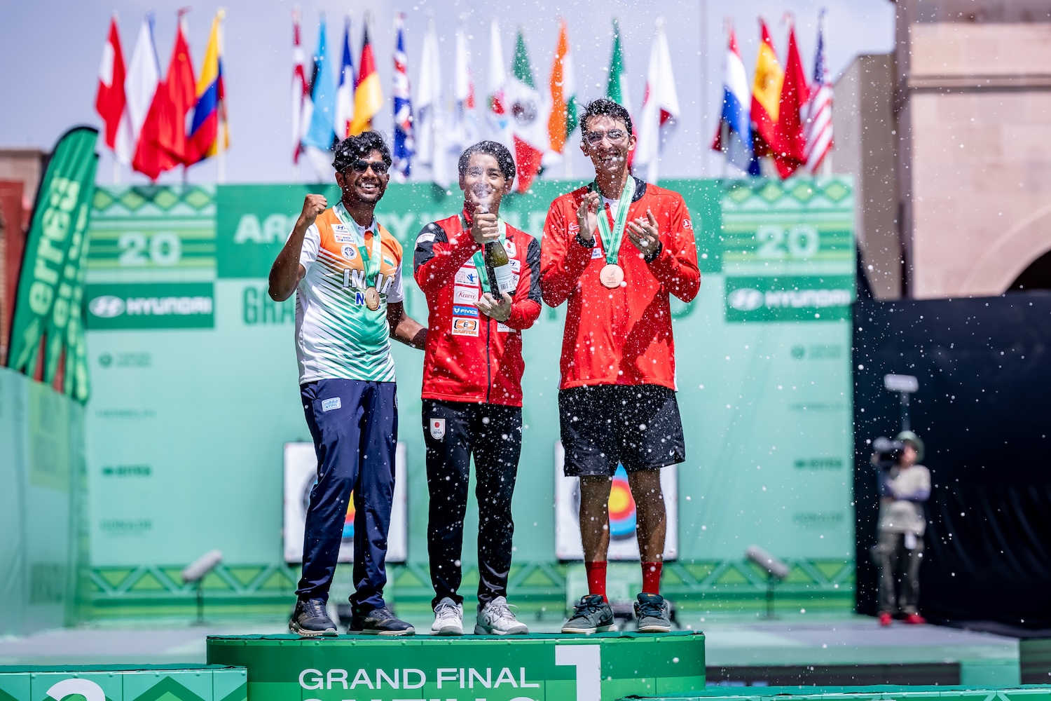 Podium finale coupe du monde 2026