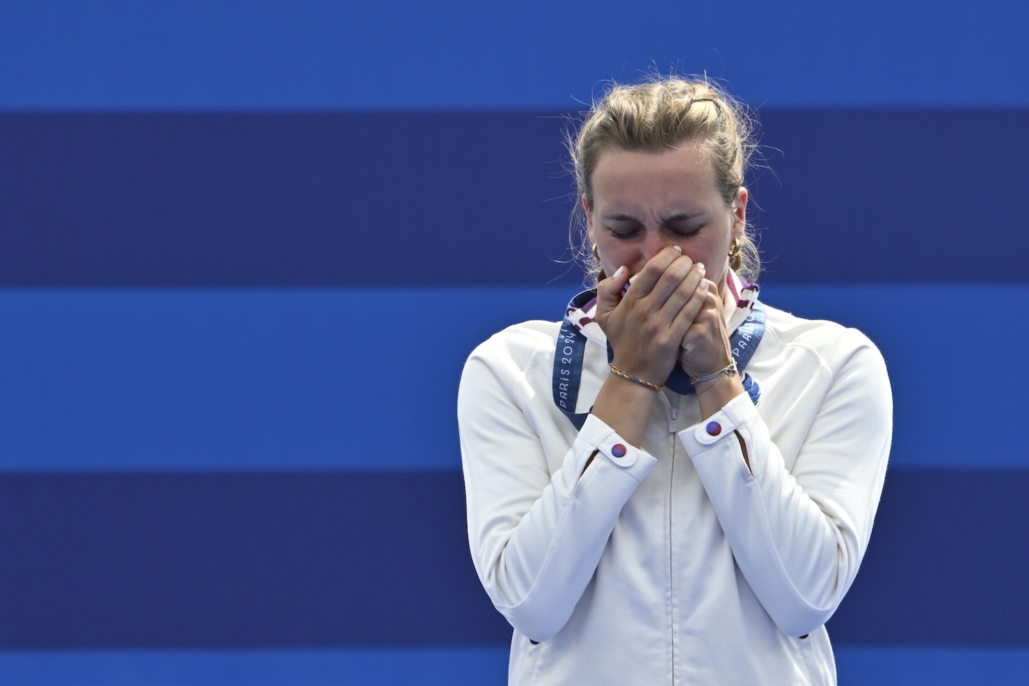 Lisa Barbelin, première française médaillée individuelle aux Jeux.