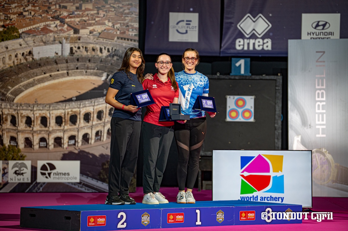 Podium femmes Nîmes 2026