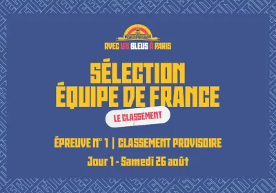 sélection jour 1