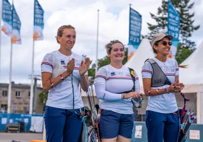 L'équipe de France arc classique femme