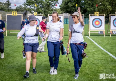 L'équipe de France arc classique femme