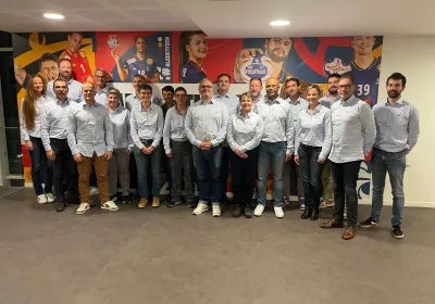 Les cadres techniques réunis à la Maison du Handball