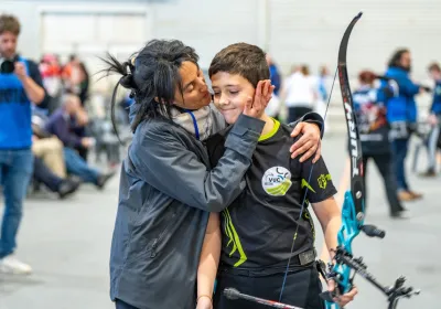 Sofiane et sa maman Salima