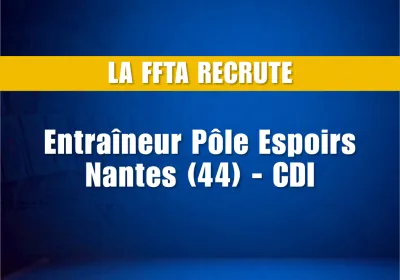 FFTA recrute entraîneur