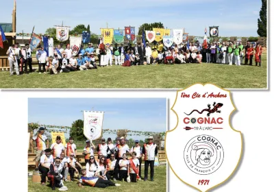 Compagnie d'Archers de Cognac - Inauguration Jeux d'arc