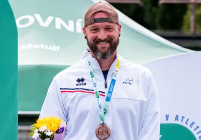 Toucoullet en Bronze aux Hyundai Para World Archery Series Nove Mesto