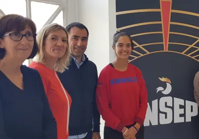 Audrey Adiceom à l'INSEP, un CDD pour une meilleure préparation olympique