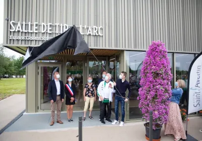 Le club de St Avertin CASAS inaugure sa nouvelle salle dédiée au tir à l'arc