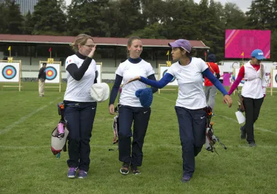 Bonne entrée en compétition pour l’équipe de France femmes arc classique