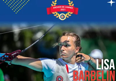 Lisa Barbelin élue archer de l'année 2021 