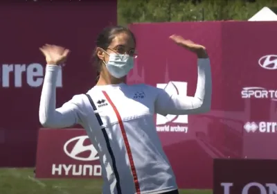 Audrey Adiceom sur la troisième marche du podium à Lausanne !