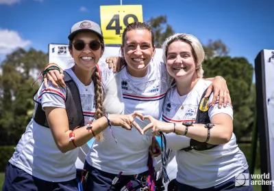 Le bronze par équipes pour les Bleues en arc classique