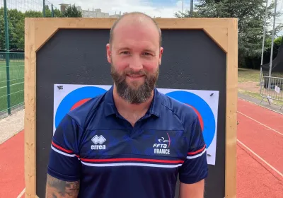 Guillaume Toucoullet bat le record de France para-tir à l'arc à 18m