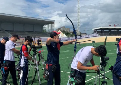 Début de Gymnasiade pour l'équipe de France UNSS 