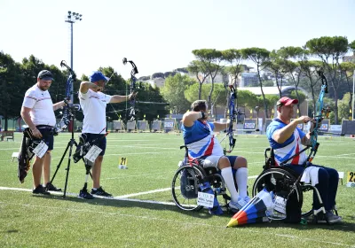 Les Bleus au pied du podium par équipe