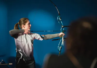 Mila Fremery Delestan et Victor Bouleau en Finale des Indoor World Series Youth