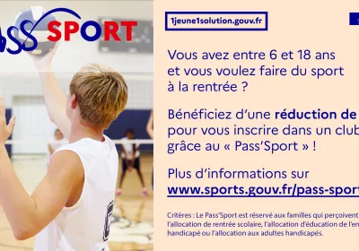 Clubs - Comment profiter du Pass Sport - 50€ de réduction pour s'inscrire dans un club