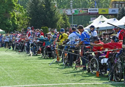 Record de France et record d'Europe en ouverture de la Para-archery Cup à Nove Mesto