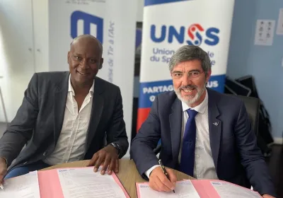Signature de l’Avenant à la convention relative au partenariat entre l'UNSS et la FF Tir à l'Arc