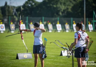 Les cadets et cadettes arc classique en finale par équipe