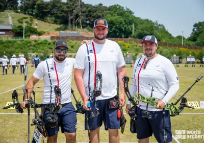 Les archers de l'équipe de France arc à poulies répondent encore présents