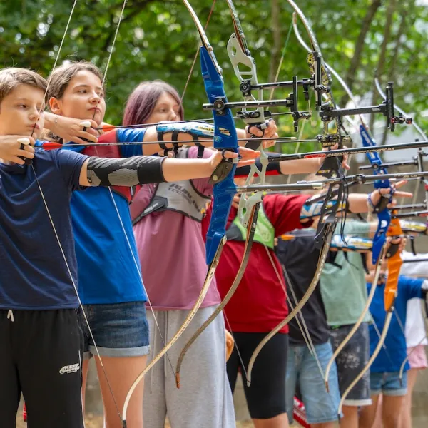 Tir à l'arc débutants jeunes